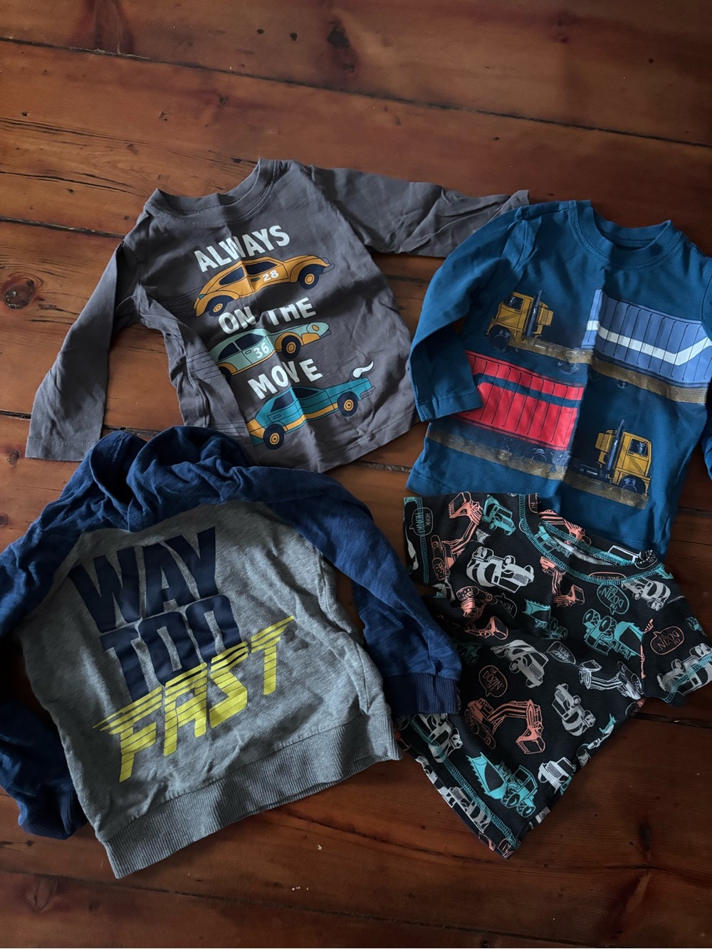 Kids bundle 12month-2t car and truck designs